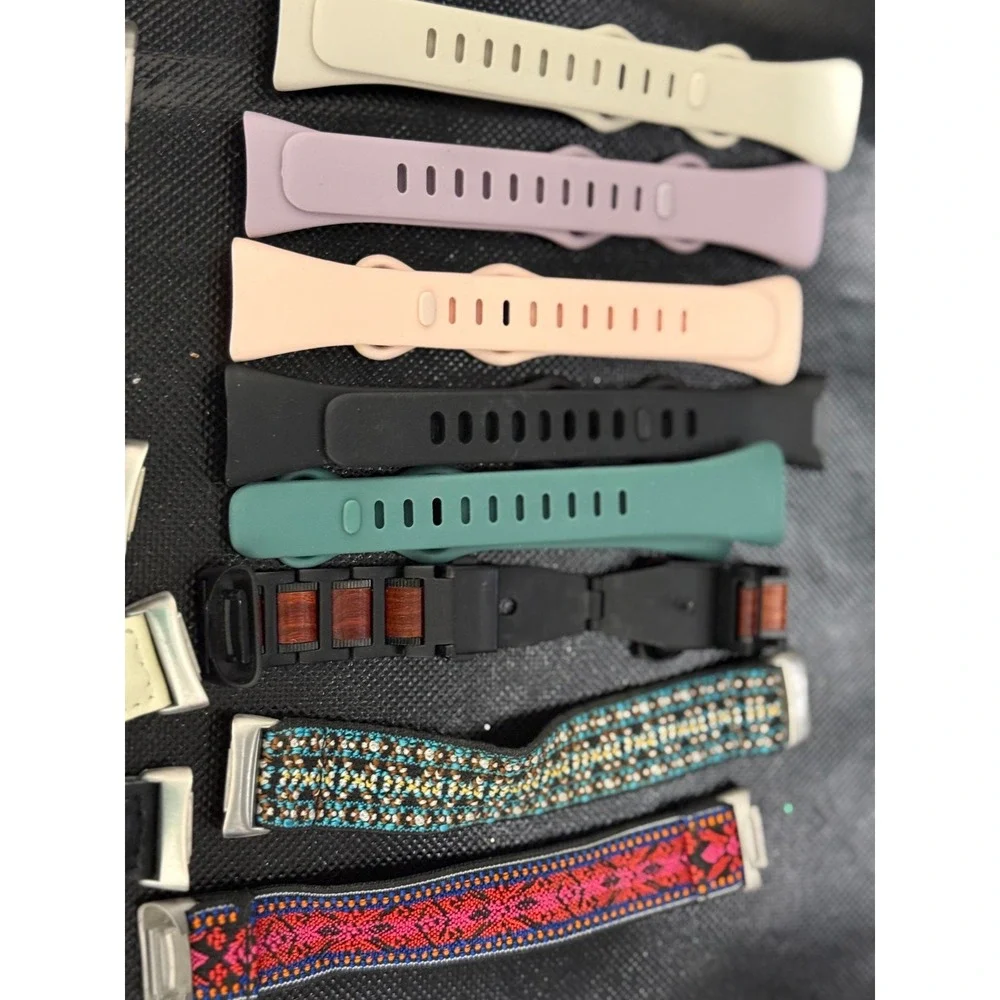 Fitbit Charge 5 Lot 12 Replacement Straps Mix Colors Braided Silicone